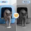 Soft Silicone Cat Litter Mat, 60 x 40 cm, Waterproof, Gray view 3