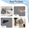 Soft Silicone Cat Litter Mat, 60 x 40 cm, Waterproof, Gray view 4