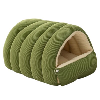 Iglloo Cat Cave House Bed with Warming Plush Hideaway
