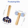 Massage Rollers with Handles and Spiky Balls, 2-Pack view 2