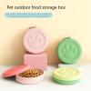 Portable Pet Food and Water Bowl with Lid view 4