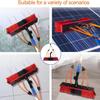 Window Cleaning Pole System with Water Feed, 10 m Aluminum Brush and Squeegee, 20 m Hose, 50 cm Brush Head view 3