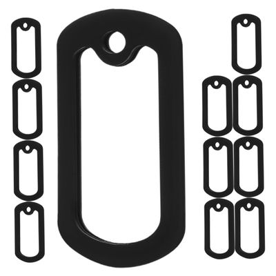 GRIRIW 12 Pack Rubber Dog Tag Protectors