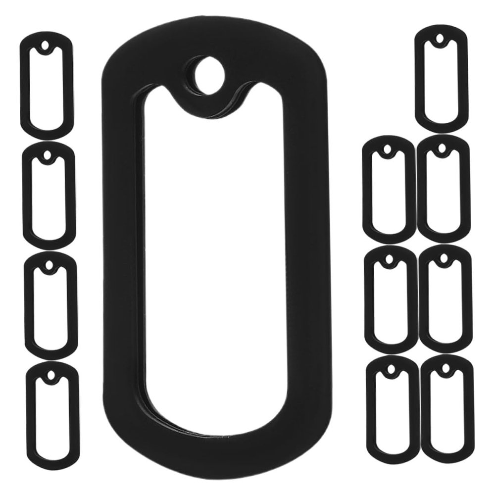 GRIRIW 12 Pack Rubber Dog Tag Protectors