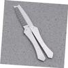 Men's Stainless Steel Beard Comb, Anti-Static, Break-Resistant, Folding view 3