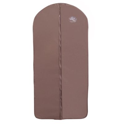 MRVAKDYDI Garment Bags, Breathable Garment Covers with Full-Length Zipper and Clear Window, Washable, Foldable (Brown B, 60 x 108 cm)