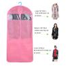 MRVAKDYDI Garment Bags, Breathable Garment Covers with Full-Length Zipper and Clear Window, Washable, Foldable (Brown B, 60 x 108 cm) view 4