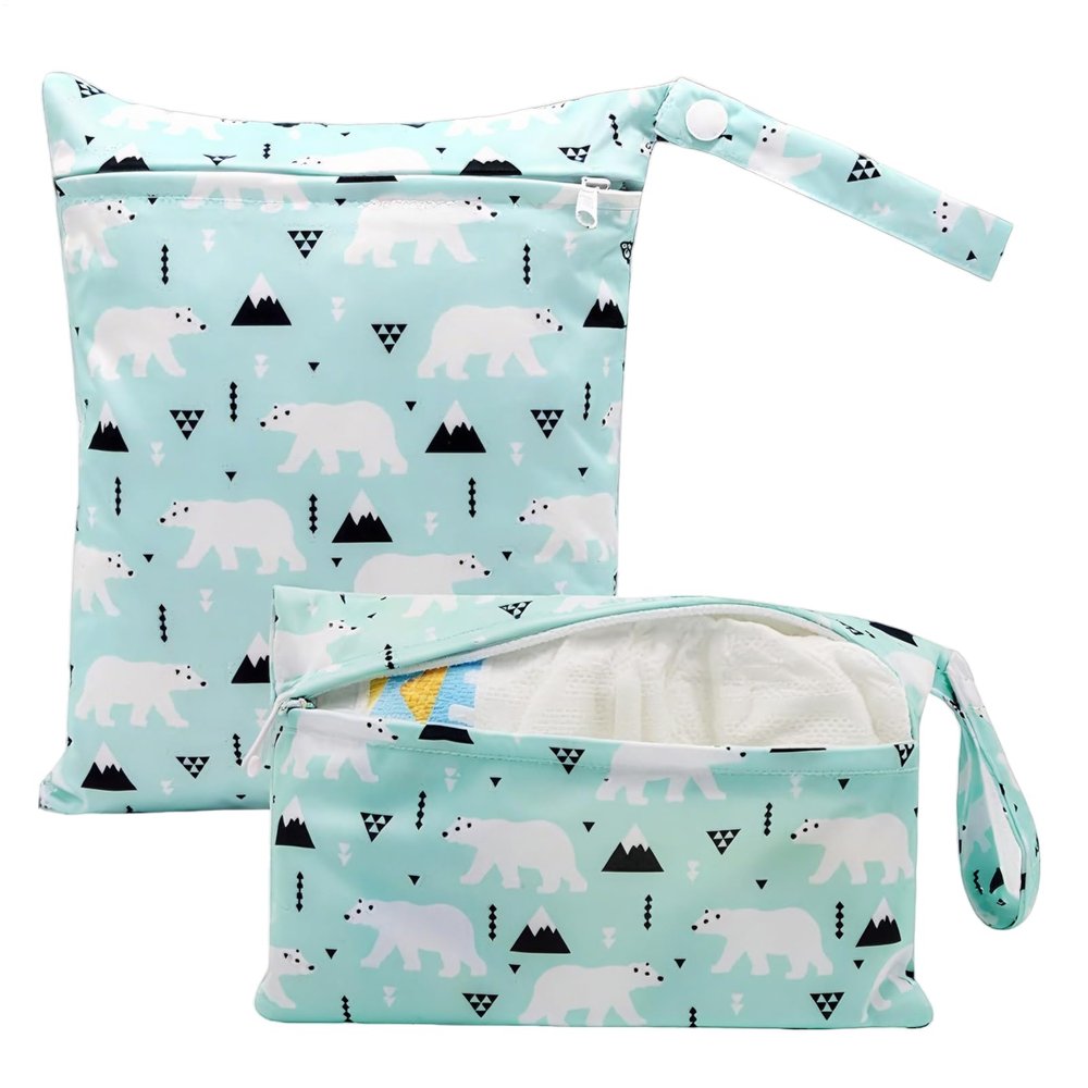 2-Piece Wet and Dry Bag, Foldable Waterproof Organizer