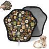 WowPrint Reusable Pet Hair Removal Glove with Coffee Bean Print view 1