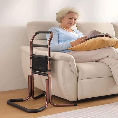 Chair Stand Assist for Seniors with Storage Bag, Height-Adjustable Support Handle and Bed Rail