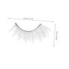 White False Eyelashes, 3 Pairs for Parties, Stage, Halloween view 2