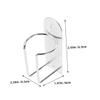 MAGICLULU 2-Piece Stainless Steel Wall-Mounted Storage Rack for Hair Dryers and Shaving Tools view 2