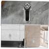 MAGICLULU 2-Piece Stainless Steel Wall-Mounted Storage Rack for Hair Dryers and Shaving Tools view 3
