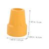 Non-Slip Replacement Tips for Trekking Poles, 2-Pack, Rubber view 3