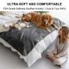 Waterproof Pet Blanket for Beds, Reversible Soft Flannel Love Blanket, Washable Leakproof Dog Blanket for Sofas, Camel, 127 x 150 cm view 3