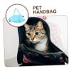 Breathable Shoulder Cat Carrier for Outdoor Travel view 2