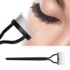 Curved Eyelash Comb Separator with Protective Caps view 2