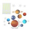 CORHAD 2 Sheets Glow-in-the-Dark Planet and Star Wall Stickers view 3