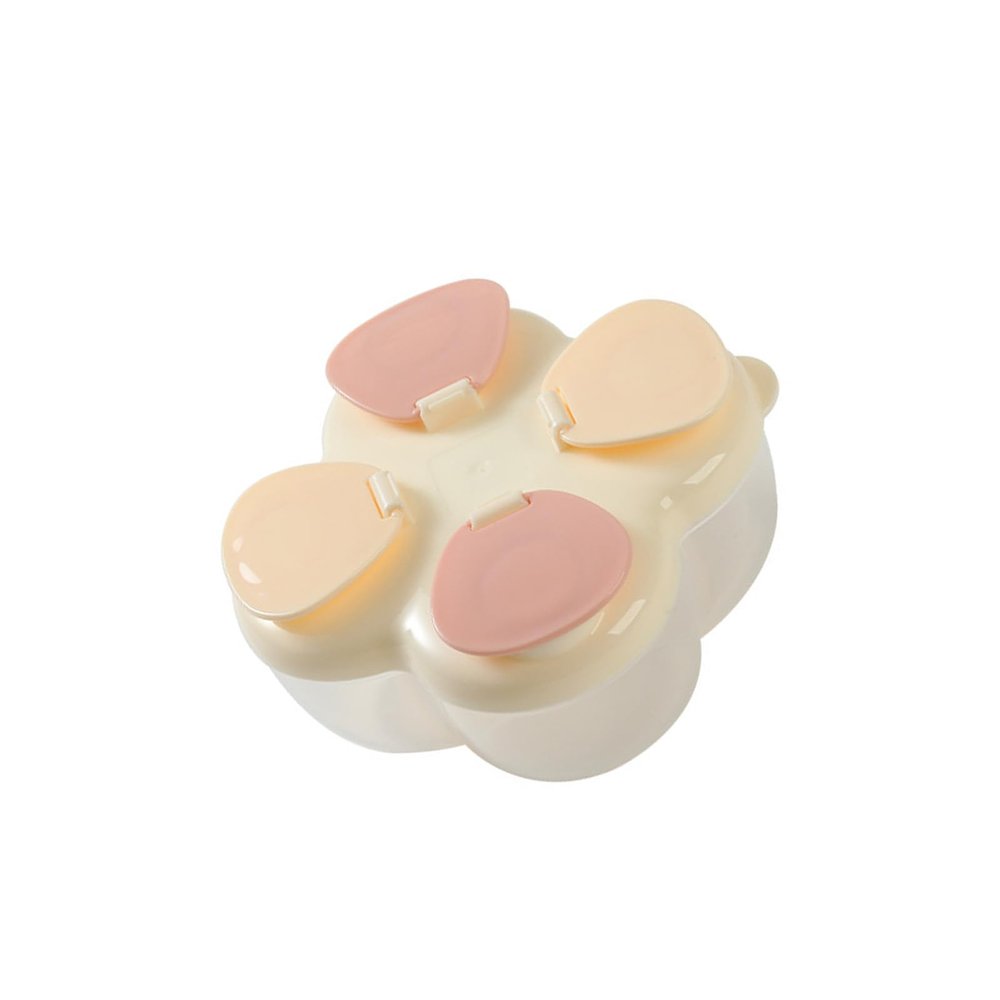 Baby Formula Dispenser with Rotating Lid, 4 Compartments