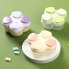 Baby Formula Dispenser with Rotating Lid, 4 Compartments view 2