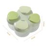 Baby Formula Dispenser with Rotating Lid, 4 Compartments view 3