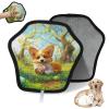 WowPrint Easter Corgi Pet Hair Removal Gloves for Cats and Dogs, Reusable, 2 Count view 1