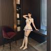 Secretary Lace Babydoll Cosplay Dress Set, Anime Bodysuit, Maid Outfit, Nightgown, Policewoman Nightgown S view 2