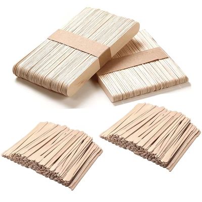 HotKrump 300-Piece Wooden Wax Applicator Sticks
