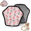 WowPrint Panda Balloon Heart Pet Hair Removal Glove for Cats and Dogs view 1