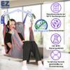 Universal Full-Body Patient Lift Sling with Mesh, Gray, Medium view 2