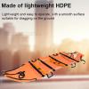 Foldable Emergency Rescue Stretcher for Patient Transport, Orange view 2