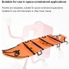 Foldable Emergency Rescue Stretcher for Patient Transport, Orange view 3