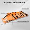 Foldable Emergency Rescue Stretcher for Patient Transport, Orange view 4