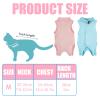 2-Pack Cat Recovery Suit After Surgery (M) view 2