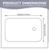 Massage Bed Sheet, 114 x 71 cm, Breathable Massage Table Cover with Face Hole, Light Gray Christmas Decor view 4