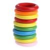 alloneslife 10 Pack Unfinished Wooden Rings for Crafts view 4