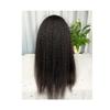 JIANBOHAIRS 14-Inch Human Hair Topper with Silk Base for Women, Clip-In Yaki Straight Hair, 130% Density, Natural Black, 16 x 18 cm view 4