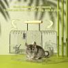 Jiawu Transparent Hamster Travel Carrier with Plenty of Space for Stress-Free Transport view 3