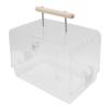 Jiawu Transparent Hamster Travel Carrier with Plenty of Space for Stress-Free Transport view 4