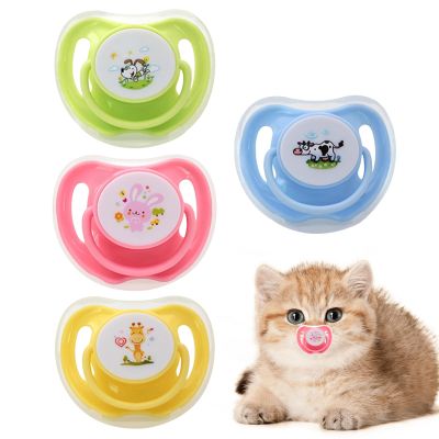 Pacifier for Kittens - Soothing Pacifier for Cats and Dogs | 4-Pack Butterfly-Shaped Companion for Home and Travel
