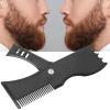 Cryfokt Beard Shaping Template, Black Plastic view 3