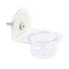 Budgie Food Bowl - Removable Birdcage Feeder, Acrylic Water Dispenser for Pets view 1