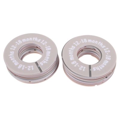 LRXIYODE Clothing Organizer, Colorful Round Clothing Size Dividers