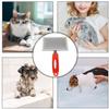 Abaodam Large Dog Brush Stainless Steel Hand Brush with Curved Needle Comb for Pet Grooming view 3