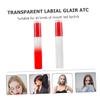 TOGEVAL 10-Pack Transparent Lip Serum Bottles, Refillable Cosmetic Containers for Lip Oil and Lip Gloss view 4
