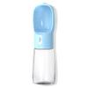 AMSLSIU Portable Pet Water Dispenser, Leakproof Drinking Dispenser, Manual Travel Bowl, Blue view 2