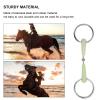 YONGZURA Horse Snaffle Bit, Loose-Ring Stainless Steel with Rubber Cover, Fruit-Flavored view 3