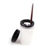 VICASKY 2-Piece White Plastic Brush-Washing Cups for Manicure and Nail Art view 2