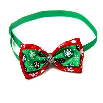 AMSLSIU Multicolor Pet Collar Bow Tie, Assorted Christmas Decoration, VN088 10