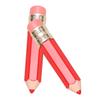 Pack of Red Plastic Pen-Shaped Lipstick Containers view 1